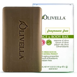 Оливэлла, Face & Body Bar, Fragrance Free, 3.52 oz (100 g) отзывы