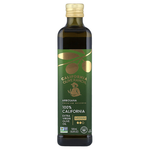 California Olive Ranch, 100 % kalifornisches natives Olivenöl extra, Arbosana, 500 ml