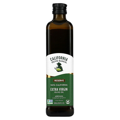 California Olive Ranch Arbosana, 100% California, оливковое масло первого отжима, 500 мл (16,9 жидк. унции)