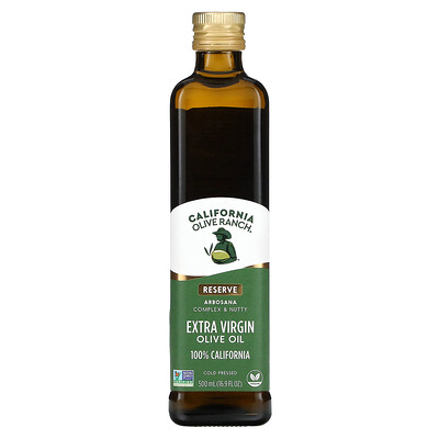 California Olive Ranch Arbosana, 100% California, оливковое масло первого отжима, 500мл (16,9жидк. унции)