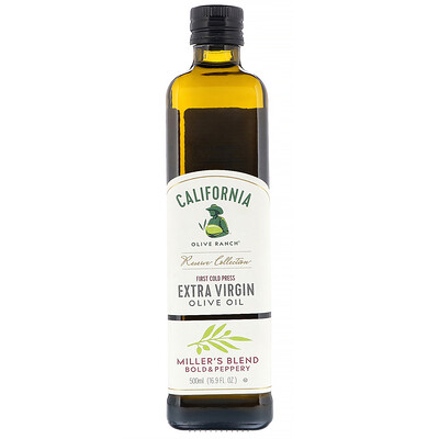 California Olive Ranch Extra Virgin Olive Oil, Miller's Blend, 16.9 fl oz (500 ml)
