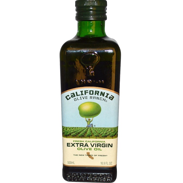 California Olive Ranch, Свежее Калифорнийское оливковое масло первого отжима, 16.9 жидких унции (500 мл) (Discontinued Item) 