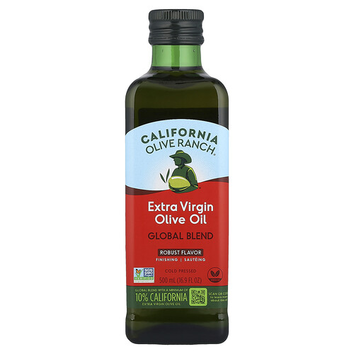 California Olive Ranch Extra Virgin Olive Oil, Global Blend, Robust, 16.9 fl oz (500 ml)