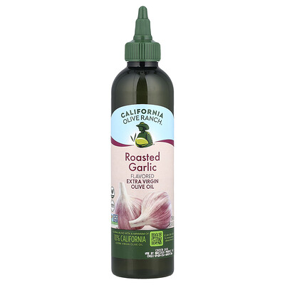 California Olive Ranch, Extra Virgin Olive Oil, Roasted Garlic, 8.5 fl oz (250 ml)