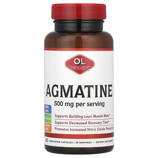 Olympian Labs, Agmatin, 60 Kapsul Vegetarian (250 mg per Kapsul)