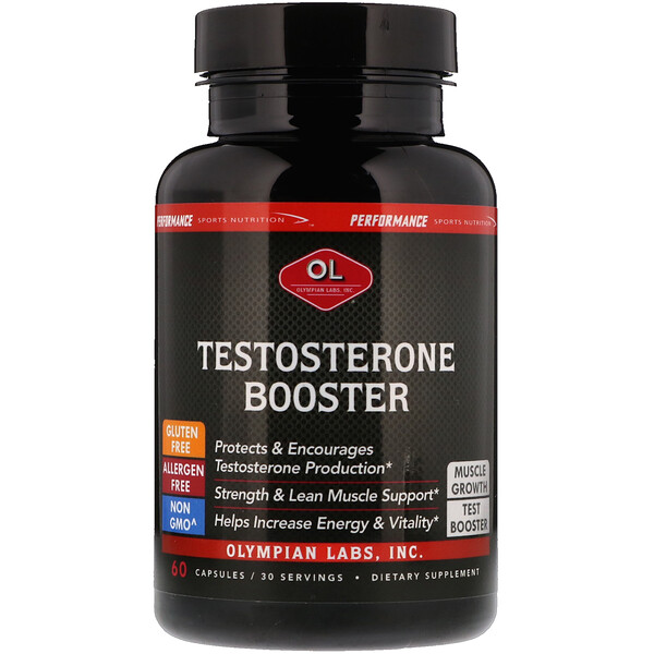 Olympian Labs Performance Sports Nutrition Testosterone Booster 60 8715