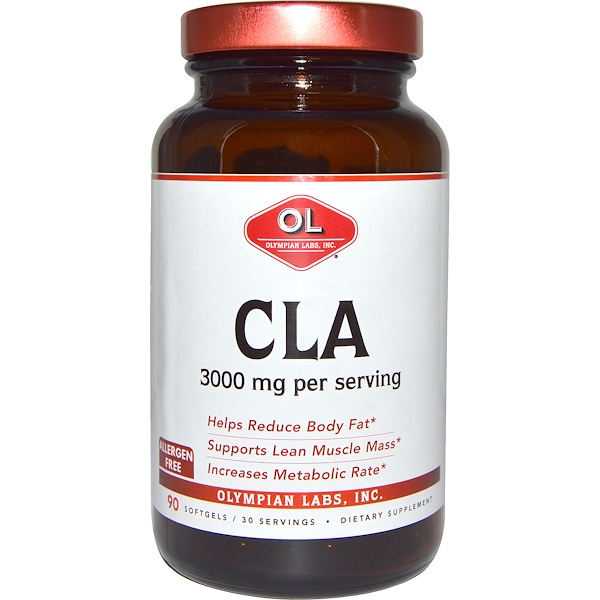 Olympian Labs Inc., CLA, 3000 мг, 90 мягких капсул