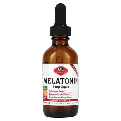 

Olympian Labs Melatonin Alcohol Free Grape 1 mg 2 oz (60 ml)