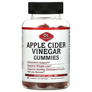 Olympian Labs, Apple Cider Vinegar Gummies, 60 Gummies