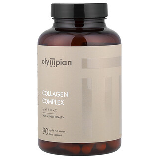 Olympian Labs, Collagen Complex, Type I, II, III, V, X, 90 Capsules