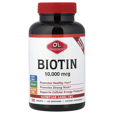 Product Image for Olympian Labs, Biotin, 120 Tablets