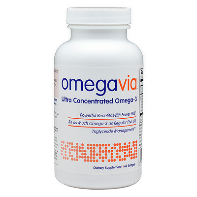 Купить OmegaVia Ультраконцентрат омега-3, 60 мягких таблеток