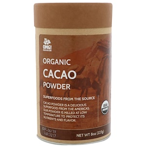 Отзывы о OMG! Organic Meets Good, Organic, Cacao Powder, 8 oz (227 g)