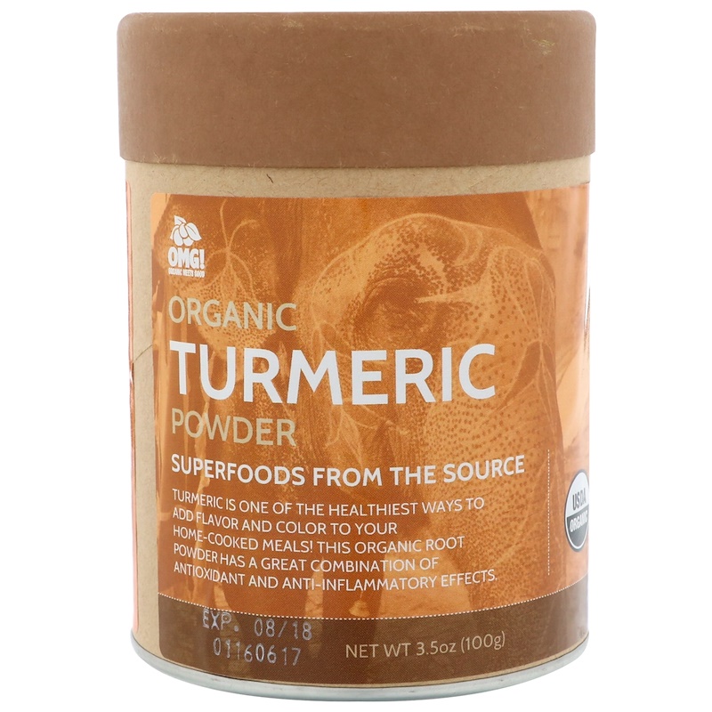 OMG! Organic Meets Good, Organic, Turmeric Powder, 3.5 oz (100 g) iHerb