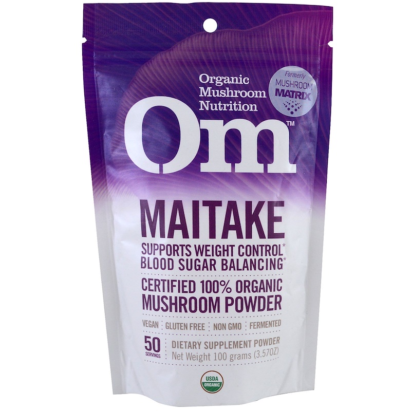 Om Mushrooms, Maitake, Mushroom Powder, 3.57 oz (100 g) iHerb