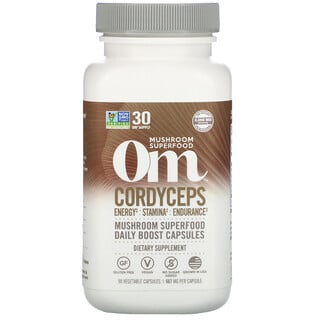 Om Mushrooms, Cordyceps, 667 mg, 90 cápsulas vegetarianas