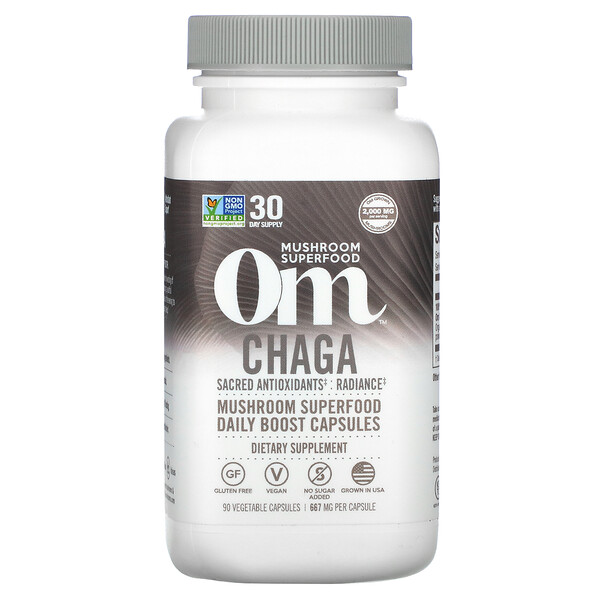 Chaga, 667 mg, 90 Vegetable Capsules