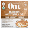 Om Mushrooms, Mushroom Powered Coffee Latte Blend, 10 Packets, 0.28 oz (8 g) Each