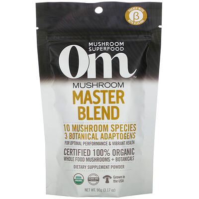 Om Mushrooms Mushroom Master Blend, 3.17 oz (90 g)