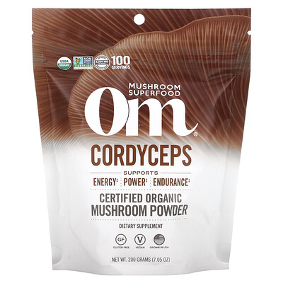 

Om Mushrooms Certified Organic Mushroom Powder Cordyceps 7.05 oz (200 g)