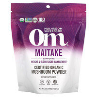 Om Mushrooms, Certified Organic Mushroom Powder, Maitake, 7.05 oz (200 g)
