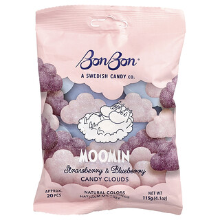 BonBon, Moomin Candy Clouds, Strawberry & Blueberry , 4.1 oz (115 g)