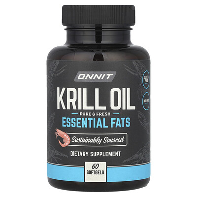 Onnit , Krill Oil, 60 Softgels