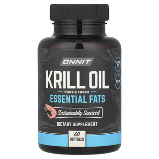 Onnit, Krill Oil, 60 Softgels