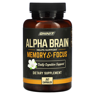 

Onnit Alpha Brain, 90 капсул