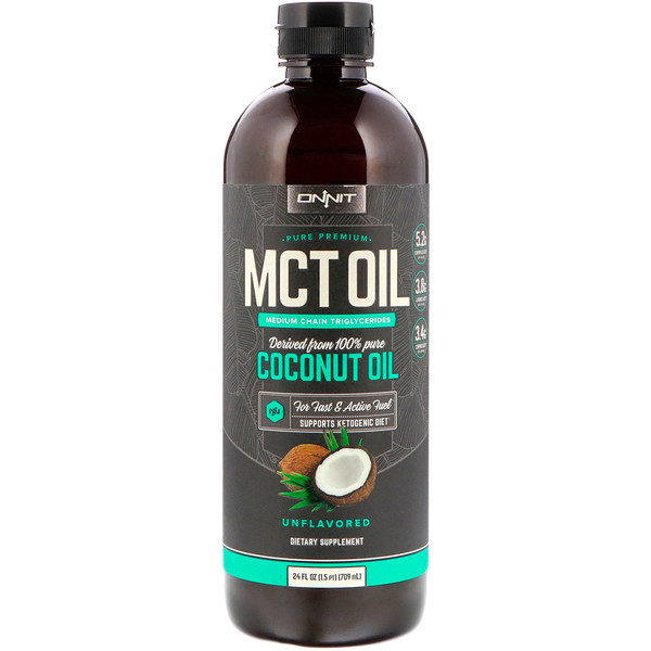 Onnit‏, MCT Oil, Unflavored, 24 fl oz (709 ml)