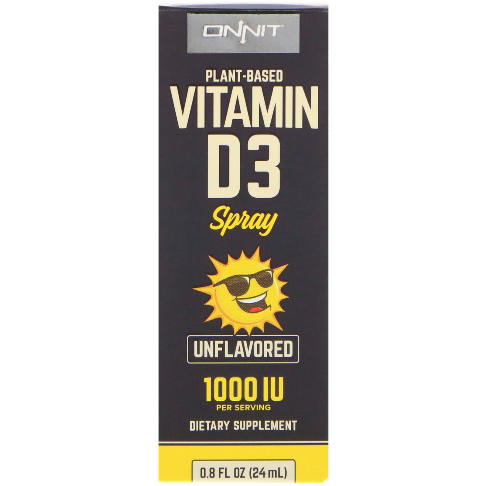 Onnit Vitamin D3 Spray Unflavored 1000 Iu 08 Fl Oz 24