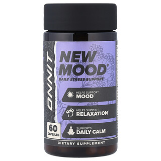 Onnit, New Mood®, Daily Stress Support, 60 Capsules