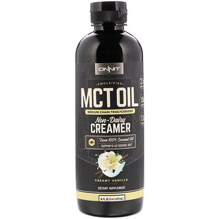 Onnit, Emulsified MCT Oil, Non-Dairy Creamer, Creamy Vanilla, 16 fl oz (473 ml)