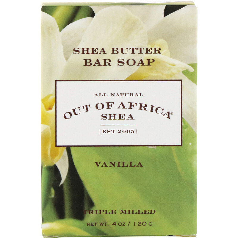 Out of Africa, Pure Shea Butter Bar Soap, Vanilla, 4 oz (120 g) iHerb