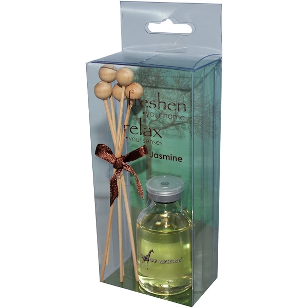 Out of Africa, Mini Fragrance Diffuser, Jasmine, 1.02 fl oz (30 ml) (Discontinued Item) 