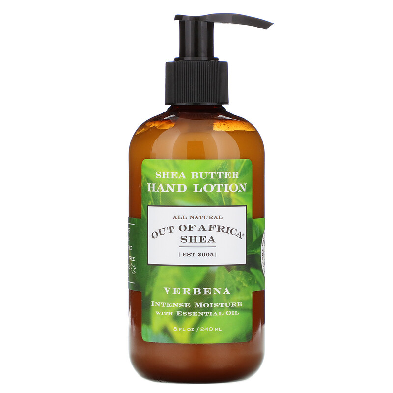 Out of Africa, Shea Butter Hand Lotion, Verbena, 8 fl oz (240 ml) iHerb