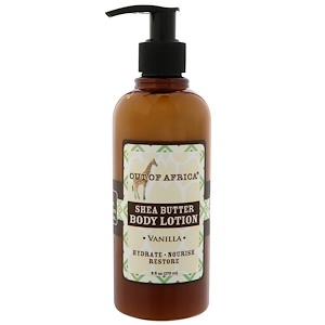 Отзывы о Аут оф Эфрика, Shea Butter Body Lotion, Vanilla, 9 fl oz (270 ml)