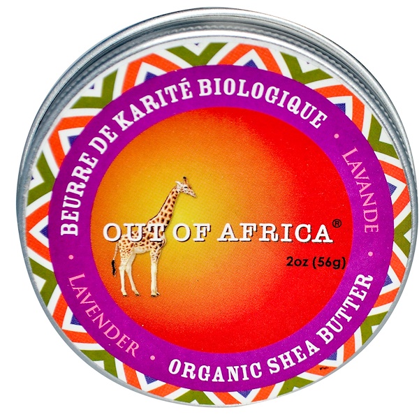 Out of Africa, Organic Shea Butter, Lavender, 2 oz (56 g) (Discontinued Item) 