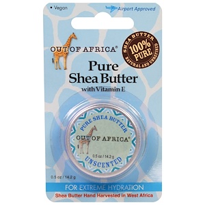 Купить Out of Africa, Натуральное масло Ши с витамином Е, без запаха, 0.5 унций (14.2 г)  на IHerb