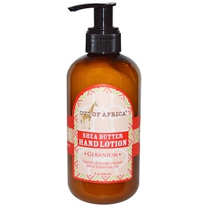 Отзывы о Аут оф Эфрика, Shea Butter Hand Lotion, Geranium, 8 oz (240 ml)