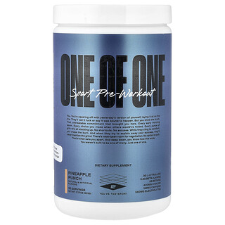 ONE OF ONE, Sport Pre-Workout, poncz ananasowy, 503 g