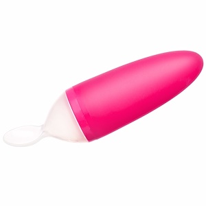 Отзывы о Боон, Squirt, Silicone Baby Food Dispensing Spoon, 4 + Months, Pink, 3 oz (89 ml)
