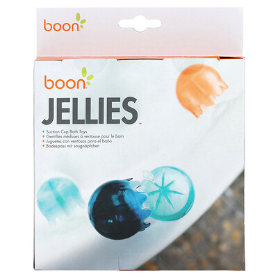 Photos - Bath Toy Boon , Jellies, Suction Cup , 12M+, 9 Pieces OON-11378 