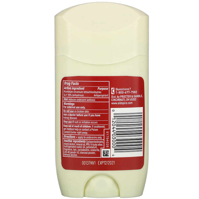 Old Spice, Anti-Perspirant & Deodorant, Volcano with Charcoal, 2.6 oz ...