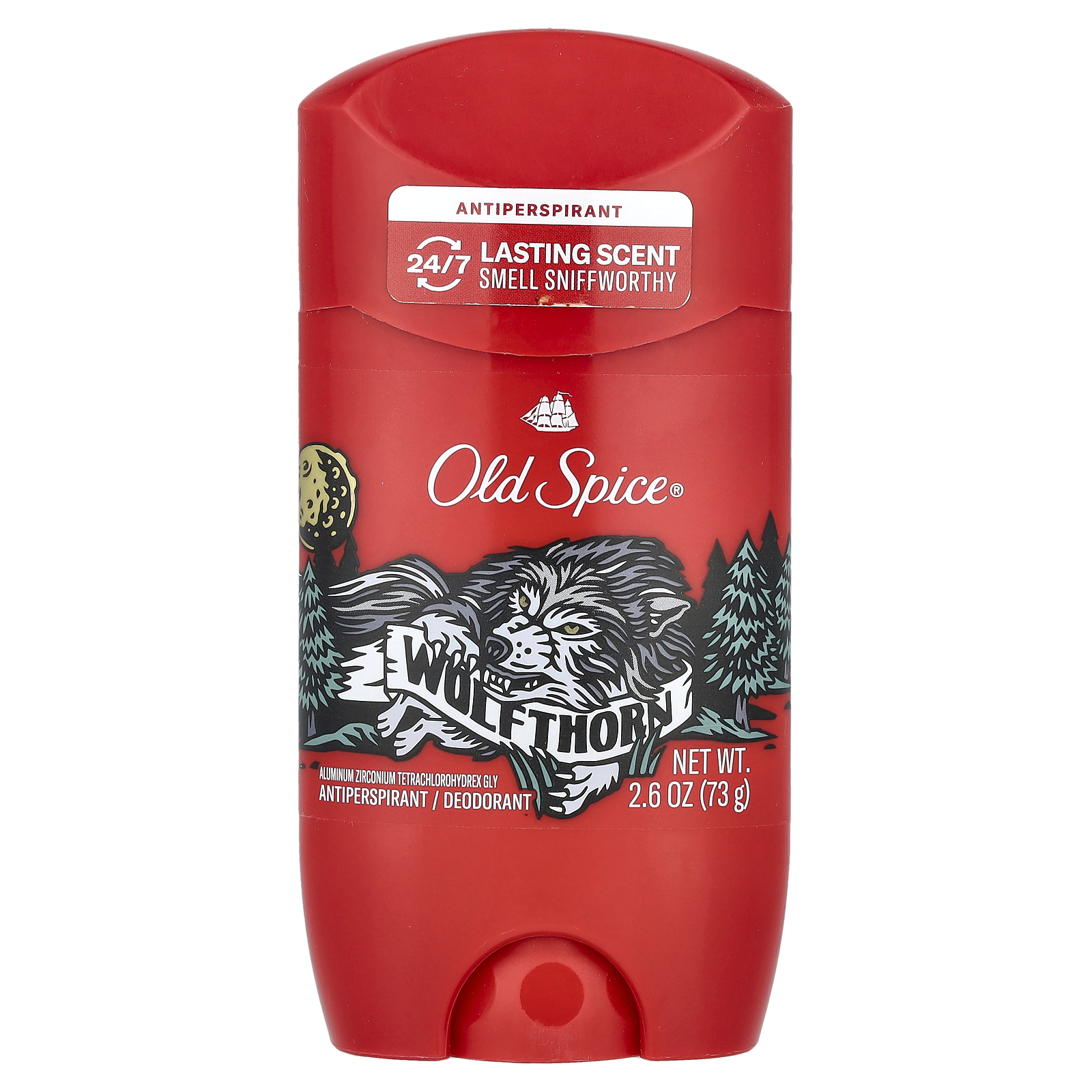 Antiperspirant＆Deodorant、ウルフソーン、73g（2.6オンス）