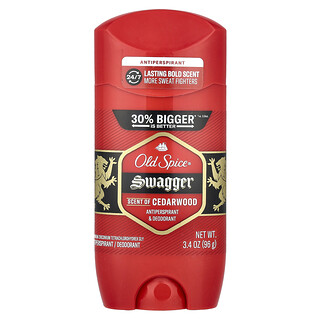 Old Spice, Antitraspirante e deodorante Swagger, legno di cedro, 96 g