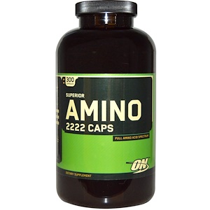 Оптимум Нутришэн, Superior Amino 2222 Caps, 300 Capsules отзывы