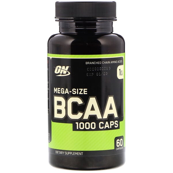 Optimum Nutrition, BCAA 1000 膠囊，超大型，1克，60粒