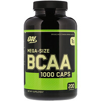 Mega-Size BCAA 1000, 1000 мг, 200 капсул - изображение