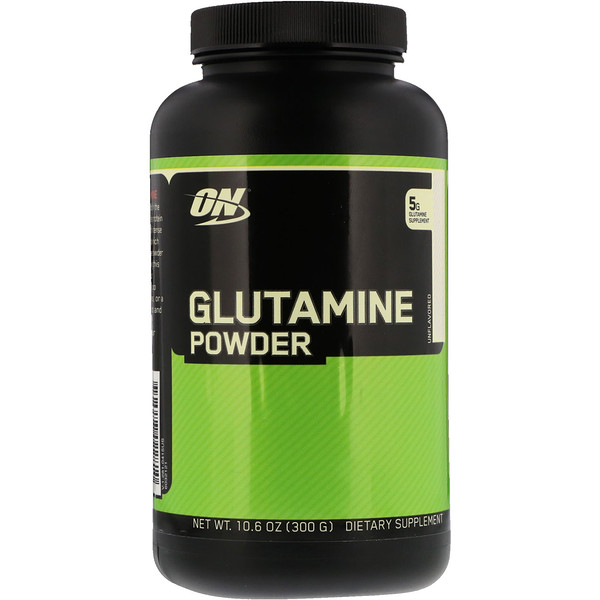 Glutamine Powder, Unflavored, 10.6 oz (300 g)